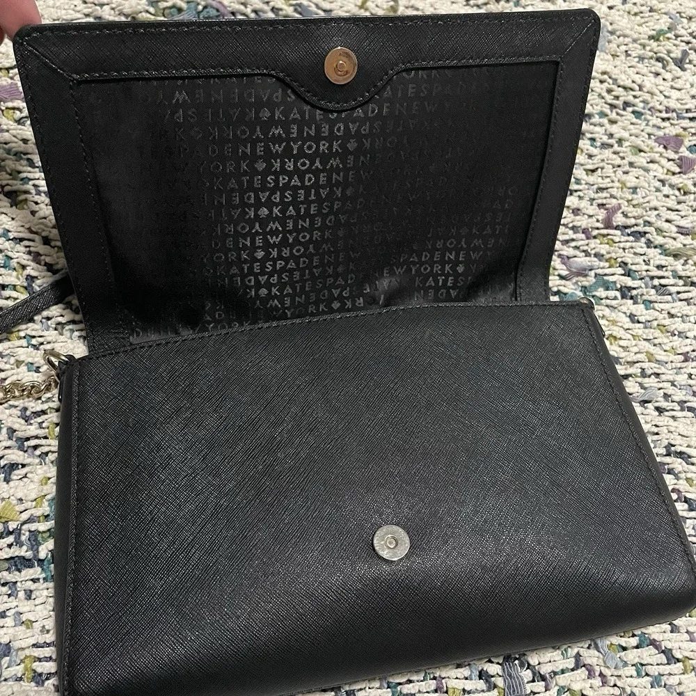Kate Spade Black Alek Crossbody Charlotte Street‎ Tilden Place Leather satchel